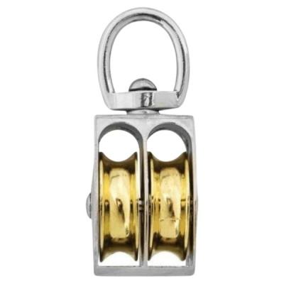 Ruwag – Pulley Swivel Double Nickel Plated – 32mm Ruwag – Pulley Swivel Double Nickel Plated – 32mm