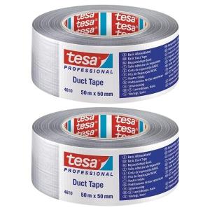 Tesa – Duct Tape 50mm x 50m – Grey- Pack of 2 Tesa – Duct Tape 50mm x 50m – Grey- Pack of 2