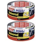 Tesa – Cloth Tape 50mm x 25m – Universal Extra Power- Black (Pack of 2) Tesa – Cloth Tape 50mm x 25m – Universal Extra Power- Black (Pack of 2)
