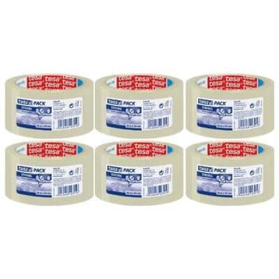 Tesa – Clear Tape / Packaging Clear Tape 50mm x 66m – Pack of 6 Tesa – Clear Tape / Packaging Clear Tape 50mm x 66m – Pack of 6