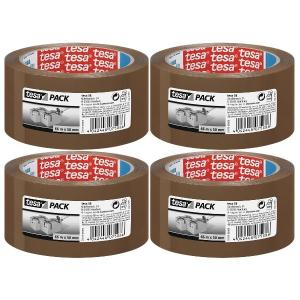 Tesa – Buff Tape / Packaging Brown Tape 50mm x 66m – Pack of 4 Tesa – Buff Tape / Packaging Brown Tape 50mm x 66m – Pack of 4