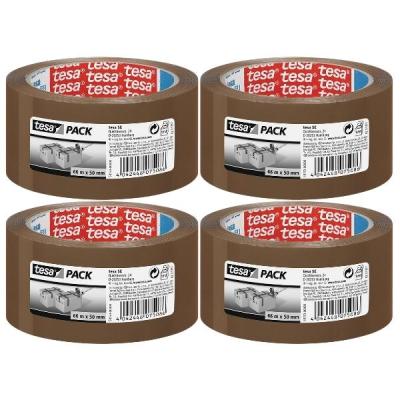 Tesa – Buff Tape / Packaging Brown Tape 50mm x 66m – Pack of 4 Tesa – Buff Tape / Packaging Brown Tape 50mm x 66m – Pack of 4