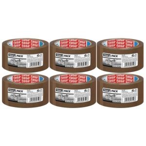 Tesa – Buff Tape / Packaging Brown Tape 50mm x 66m – Pack of 6 Tesa – Buff Tape / Packaging Brown Tape 50mm x 66m – Pack of 6