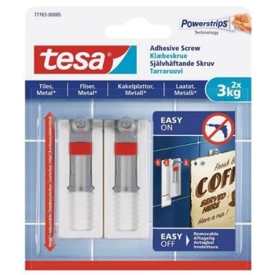 Tesa – Adhesive Screw 2 x 3Kg – 2 Piece Tesa – Adhesive Screw 2 x 3Kg – 2 Piece