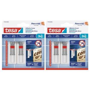 Tesa Adhesive Screw 2 x 3Kg – Pack of 2 Tesa Adhesive Screw 2 x 3Kg – Pack of 2