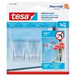 Tesa Adhesive Hook/Transparent and Glass Hook 2x1Kg – 2 Piece Tesa Adhesive Hook/Transparent and Glass Hook 2x1Kg – 2 Piece