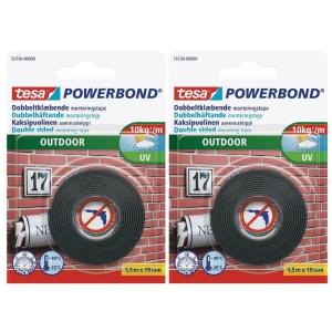 Tesa Double Sided Mounting Tape 19mmx1.5m – Outdoor Pack of 2 Tesa Double Sided Mounting Tape 19mmx1.5m – Outdoor Pack of 2