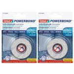 Tesa Double Sided Mounting Tape 19mmx1.5m – Mirror Pack of 2 Tesa Double Sided Mounting Tape 19mmx1.5m – Mirror Pack of 2