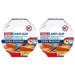 Tesa Anti-Slip Tape 25mmx5m Extra Resistant Transparent Pack of 2 Tesa Anti-Slip Tape 25mmx5m Extra Resistant Transparent Pack of 2