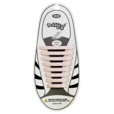 Tekkie Ties Shoe Laces For Adults – Unisex – Blush Tekkie Ties Shoe Laces For Adults – Unisex – Blush