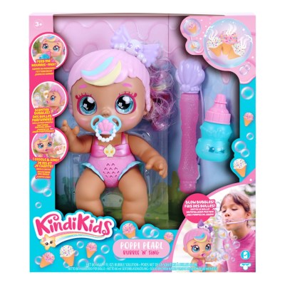 Kindi Kids Bubble & Sing Poppy Pearlina Doll Kindi Kids Bubble & Sing Poppy Pearlina Doll