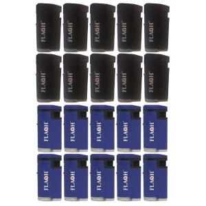 Flash – Lighter / Ignite Jet Flame Lighter – Blue and Black – Pack of 20 Flash – Lighter / Ignite Jet Flame Lighter – Blue and Black – Pack of 20