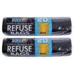 Source Direct – Refuse Bags 60L 75 x 95cm 20 Units Per Pack – Pack of 2 Source Direct – Refuse Bags 60L 75 x 95cm 20 Units Per Pack – Pack of 2