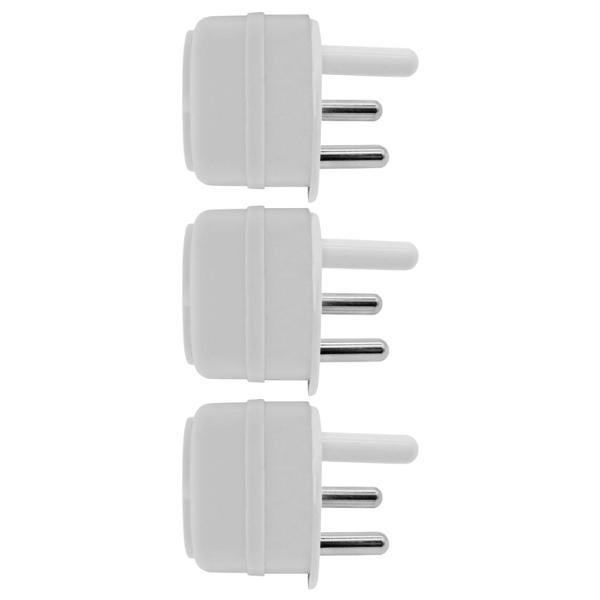 Zenith – 2 Pin Euro Plug Adaptor – Pack of 3 Zenith – 2 Pin Euro Plug Adaptor – Pack of 3