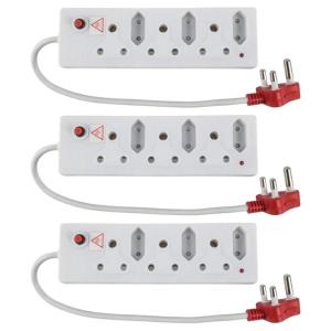 Zenith – 6 Way Multi-Plug Surge 3 x 16A + 3 X 5A – Pack of 3 Zenith – 6 Way Multi-Plug Surge 3 x 16A + 3 X 5A – Pack of 3