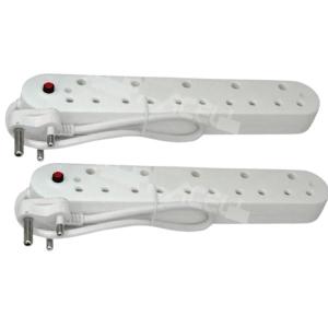 Zenith – 5 Way Multiplug 5 x 16A + Cord – Pack of 2 Zenith – 5 Way Multiplug 5 x 16A + Cord – Pack of 2