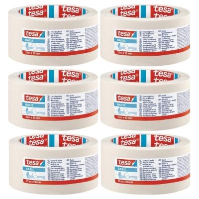 Tesa – Masking Tape 50mm x 35m – Pack of 6 Tesa – Masking Tape 50mm x 35m – Pack of 6
