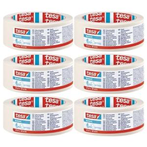 Tesa – Masking Tape 38mm x 35m – Pack of 6 Tesa – Masking Tape 38mm x 35m – Pack of 6