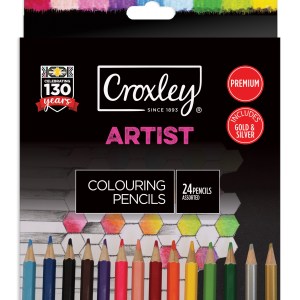 Croxley Artist Colouring Pencils 24pk Croxley Artist Colouring Pencils 24pk