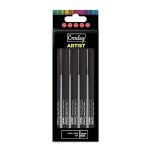Croxley Artist Fineliner Set Black Box of 5 Croxley Artist Fineliner Set Black Box of 5