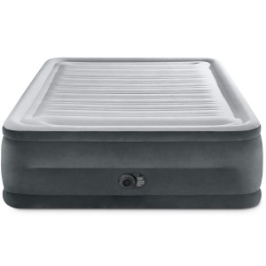 Intex Queen Comfort-Plush Airbed With Fiber-Tech & Built In Pump Intex Queen Comfort-Plush Airbed With Fiber-Tech & Built In Pump