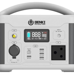 Genki 500W Portable Power Station – White Genki 500W Portable Power Station – White