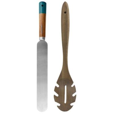Jamie Oliver – Palette Knife and Acacia Wooden Spoon Jamie Oliver – Palette Knife and Acacia Wooden Spoon