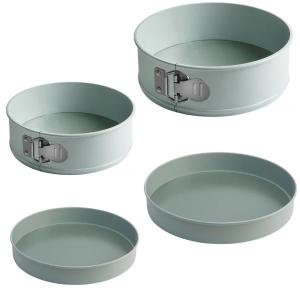 Jamie Oliver – Non-Stick Cake Pan/Tin Combo Set – Loose Base – 4 Piece Jamie Oliver – Non-Stick Cake Pan/Tin Combo Set – Loose Base – 4 Piece