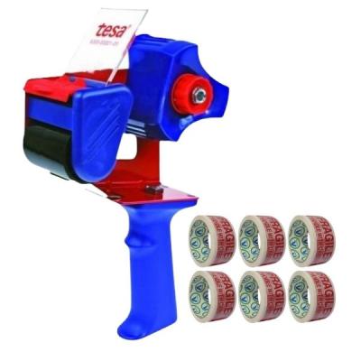 Tesa – Packaging Tape Dispenser Including 6 x 50m Fragile Tape Tesa – Packaging Tape Dispenser Including 6 x 50m Fragile Tape