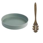 Jamie Oliver – Loose Base Round Cake Tin – 20cm and Acacia Wooden Spoon Jamie Oliver – Loose Base Round Cake Tin – 20cm and Acacia Wooden Spoon