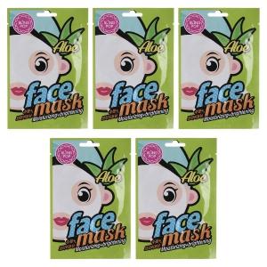Bling Pop – Aloe Moisturising and Brightening Face Masks (20ml) – Pack of 5 Bling Pop – Aloe Moisturising and Brightening Face Masks (20ml) – Pack of 5