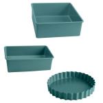 Jamie Oliver – Square Cake Pan, 1.5L Non-Stick Loaf Tin and Tart Tin 25cm Jamie Oliver – Square Cake Pan, 1.5L Non-Stick Loaf Tin and Tart Tin 25cm
