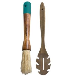 Jamie Oliver – Pastry Brush and Acacia Wooden Spoon Jamie Oliver – Pastry Brush and Acacia Wooden Spoon