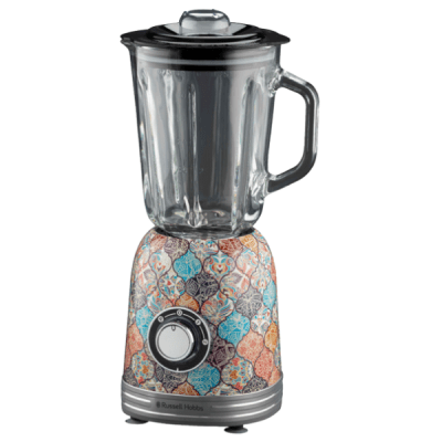 Russell Hobbs – Glass Jug Blender / Moroccan Styled Jug Blender 1.5L 600W Russell Hobbs – Glass Jug Blender / Moroccan Styled Jug Blender 1.5L 600W