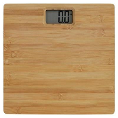 Bamboo Digital Bathroom Scale – Max Load 180kg Bamboo Digital Bathroom Scale – Max Load 180kg