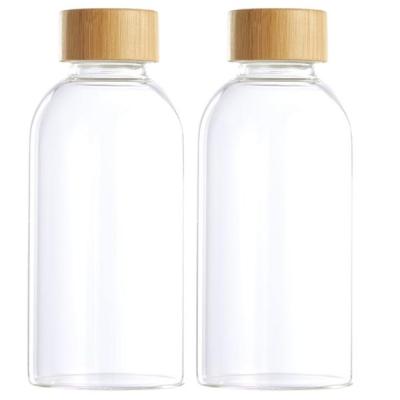 DAY – Glass Water Bottle with Bamboo Lid – 500ml – Pack of 2 DAY – Glass Water Bottle with Bamboo Lid – 500ml – Pack of 2