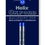 Helix Oxford Ballpoint Refills Medium Blue 2’s Helix Oxford Ballpoint Refills Medium Blue 2’s