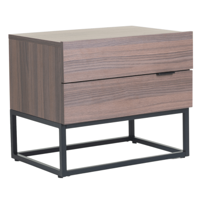 Lodi 2 Drawer Pedestal – Brown Lodi 2 Drawer Pedestal – Brown
