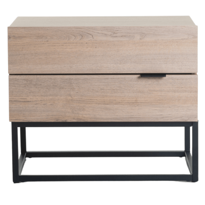 Lodi 2 Drawer Pedestal – Oak Lodi 2 Drawer Pedestal – Oak