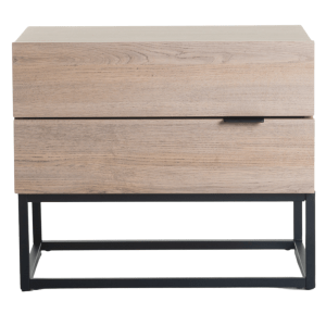 Lodi 2 Drawer Pedestal – Oak Lodi 2 Drawer Pedestal – Oak