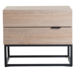 Lodi 2 Drawer Pedestal – Oak Lodi 2 Drawer Pedestal – Oak