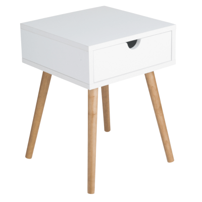 Pisa 1 Drawer Pedestal – Oak/White Pisa 1 Drawer Pedestal – Oak/White