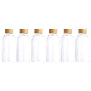 DAY – Glass Water Bottle with Bamboo Lid – 500ml – Pack of 6 DAY – Glass Water Bottle with Bamboo Lid – 500ml – Pack of 6