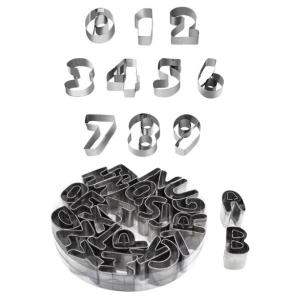 O’lala – Alphabet and Number Cookie Cutter Sets – 35 Piece In Total O’lala – Alphabet and Number Cookie Cutter Sets – 35 Piece In Total