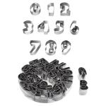 O’lala – Alphabet and Number Cookie Cutter Sets – 35 Piece In Total O’lala – Alphabet and Number Cookie Cutter Sets – 35 Piece In Total