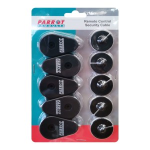 Parrot Pack of 5 Security Cables With 950mm Steel Cord Parrot Pack of 5 Security Cables With 950mm Steel Cord