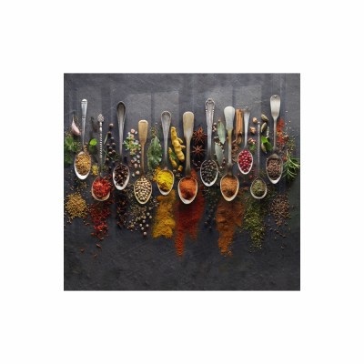Parrot Products Spices Hob Splashback (598 X 650 X 6mm) Parrot Products Spices Hob Splashback (598 X 650 X 6mm)