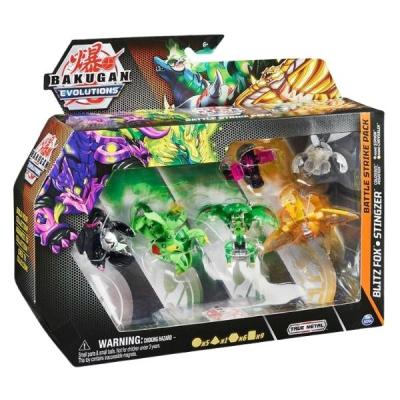 Bakugan Evolutions – Battle Strike Pack (True Metal) – Blitz Fox Stingzer Bakugan Evolutions – Battle Strike Pack (True Metal) – Blitz Fox Stingzer