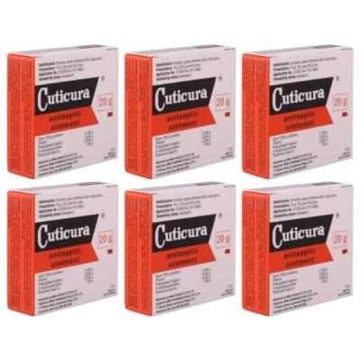 Cuticura – Antiseptic Ointment 20g – Pack of 6 Cuticura – Antiseptic Ointment 20g – Pack of 6