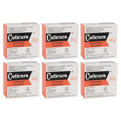 Cuticura – Antiseptic Ointment 50g – Pack of 6 Cuticura – Antiseptic Ointment 50g – Pack of 6